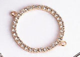 30pcs Imitate Rhinestone Alloy Hollow Metal Floating Locket Pendants Charms