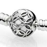 Crystal Love Heart Star Snowflake Clasp for 925 Silver Bracelet Bangle