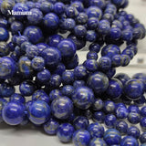 Lapis Lazuli Beads 6mm 8mm 10mm Round Loose Stone DIY Bracelet Necklace Jewelry