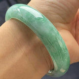 Zheru Jewelry Natural Myanmar Emerald 54-64mm Green Bracelet Princess