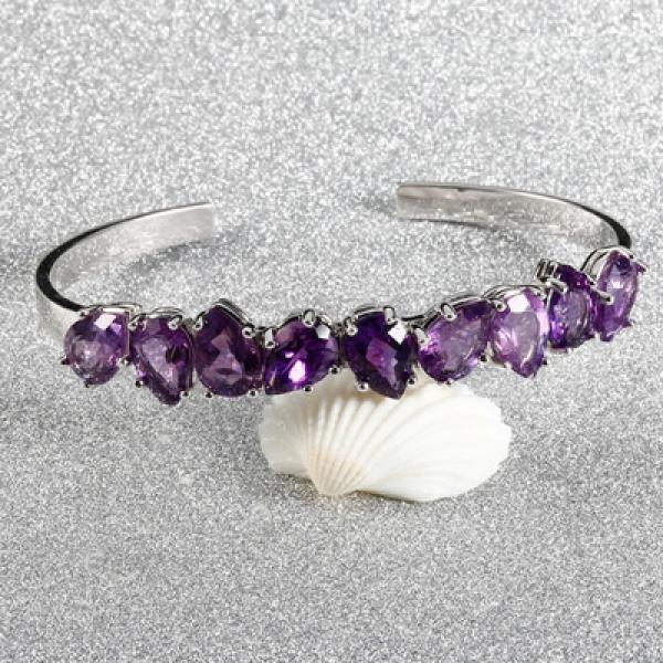 Sterling Silver Amethyst Bracelets for Women