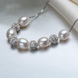 Freshwater Pearl Choker 925 Silver Necklace