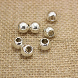 (40 pieces/lot) 8*10mm Metal Big Hole Beads Findings Fit Bracelets