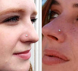 Nose Rings Hoops Septum Ring L Shaped Nose Studs Surgical Stainless Steel