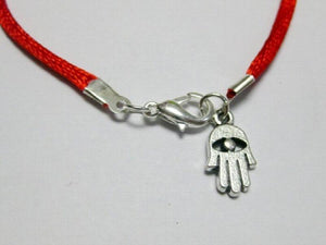 10 Mixed Kabbalah Hand Charms Red String Bracelets