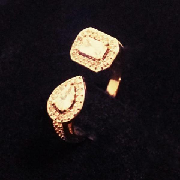 Vintage Style Adjustable CZ Rings for Women Anillos Ring Party