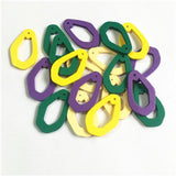 Wood Charm for Jewelry DIY Making, Oval-Shape, 47x31mm, 100pcs/lot