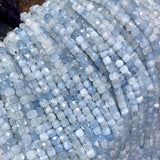 Aquamarine Stone Beads for DIY Jewelry Making 4mm