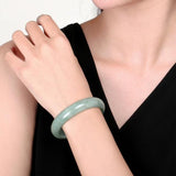 Zheru Jewelry Natural Myanmar Jadeite Light Bracelet Princess Jewelry
