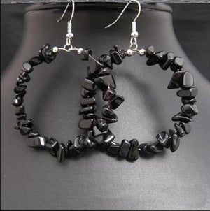 Agate Baroque Earrings S925 Sterling Silver Hook Lady Gift