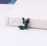 50pcs astronaut/balloon alloy oil drop charms DIY earrings accessory