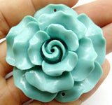 Chinese Organic Cinnabar Quartz Crystal Flower Pendant for DIY Jewelry Making