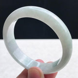 Zheru Natural Light Colored Myanmar Jade Bracelet, 54mm-62mm