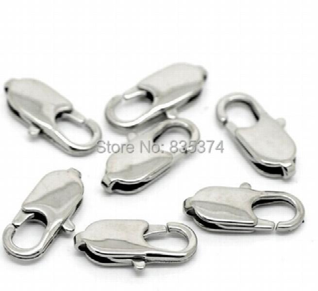 11mm Rectangle Lobster Clasp Stainless Steel Accessories
