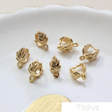 Copper Plated 18K Leaves Bracelets Necklaces