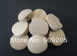 50pcs Natural Oval Round Wood Bead Unfinished Wooden Accessories for DIY