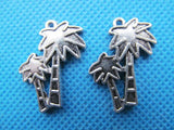 100pcs Filigree PalmTree Pendant Charm DIY Accessory