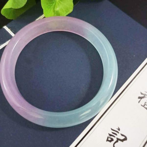 Zheru Jade Two-color 54-64mm Bracelet Princess Jewelry Gift