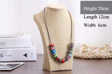 Natural Jewelry Display Necklace Holder Shelf Bust