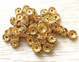 6mm/8mm/10mm Crystal Rondelle Spacer Beads for Jewelry Making