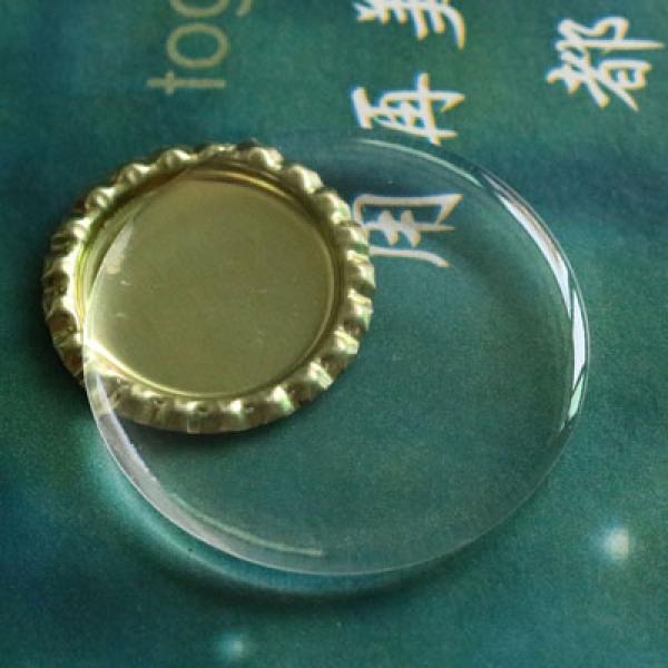 14Pcs Clear Circle Domes Adhesive Epoxy Sticker Caps 38MM 1.6MM Thickness