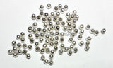 Alloy Silver 4mm Plating Beads Chunky Necklace Jewelry Making 4000pcs