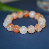 Agate Bracelet for Women & Girls, Natural Stone Beads Stretch Bracelet