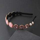 Baroque Rhinestone Headband Wedding Headwear Women Bridal Hair