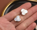 Baroque Natural Freshwater Pearl Beads 13-14mm DIY Earrings Pendant