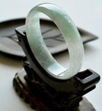 Natural Burmese Jade 54-64mm Light Bracelet Princess Jewelry Gift