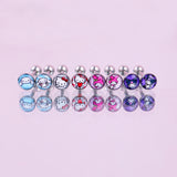 14G Tongue Ring Stainless Steel Barbell Jewelry External Thread