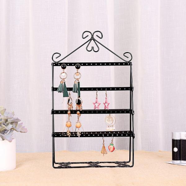 Metal Earring Storage Stand Holder Jewelry Display Rack Pendant Stand