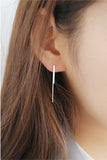 925 Sterling Silver Square Stud Earrings for Women