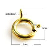 Gold-Filled Ring Clasp for Necklace, Beadsnice Jump Ring