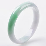 Certified A-Class 54-62mm Green Purple Myanmar Jade Princess Bracelet