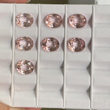 Ruihe Pink Lab-grown Oval Gemstone DIY Jewelry Making