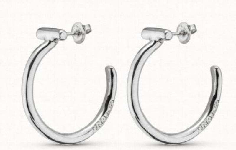 Spanish 925 Silver 14k Pin Stud Semicircle Earrings