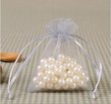 50pcs Assorted Sizes Organza Gift Packaging Bags Wedding Jewelry Pouches