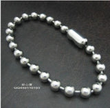 10pcs 6mm ball chain bracelet Stainless steel Women/Girls bracelet XMAS jewelry
