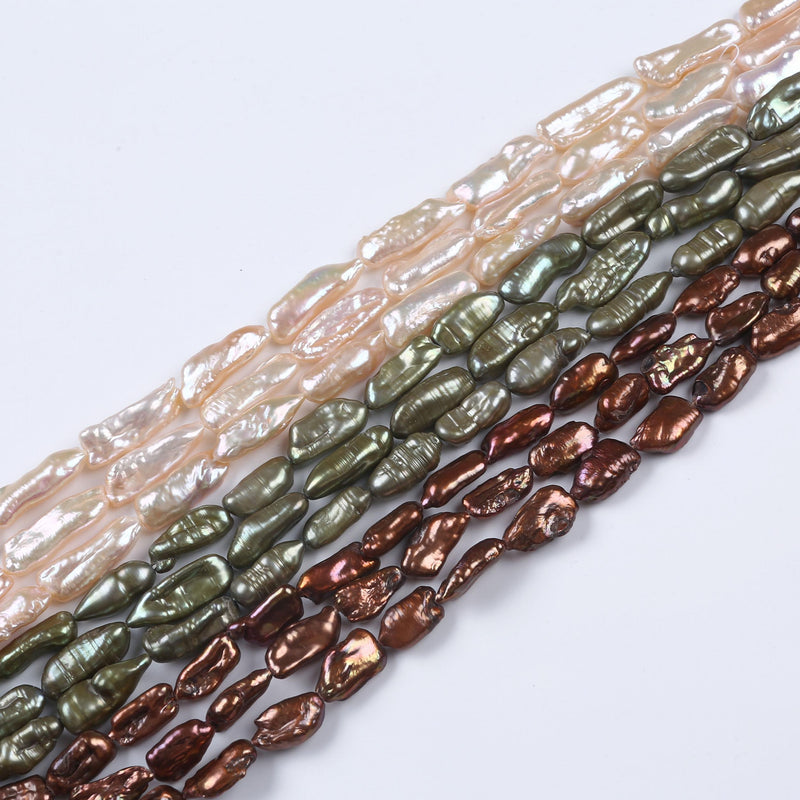 8-11mm Freshwater Biwa Pearls Strands For Jewelry Making