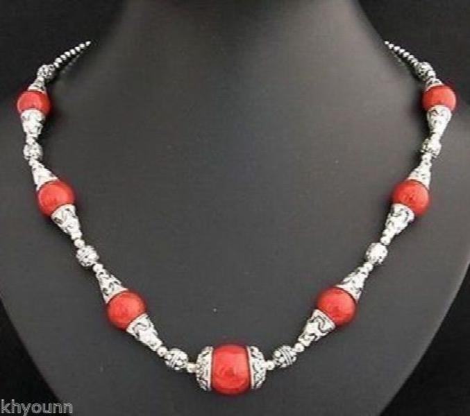 Tibet Red Coral Necklace - Hot Style Jewellery