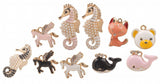 10PCS Yellow Bear Charms, Enamel Little Bear Pendants #92998