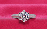 Tibetan Silver Zircon Wedding Band for Women