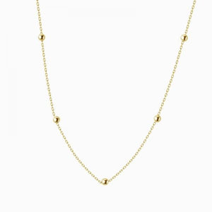 925 Silver Rose Link Chain Choker Necklace LN0452