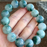 Zheru Jade Two-Tone Bracelet Men Women Jewelry