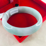 Zheru Natural Jadeite Bracelet 54-61mm Ice Floating Female Jade Gift