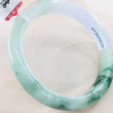 Zheru Natural Jadeite Bracelet Double 54-62mm Female Jade Gift