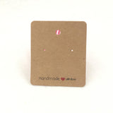 100pcs Colorful Blank Earring Cards 7*6cm Jewelry Packaging Labels