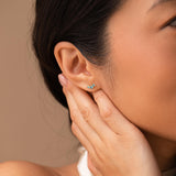 Bella Birthstone Studs - Minimalist Crystal Jewelry for Women