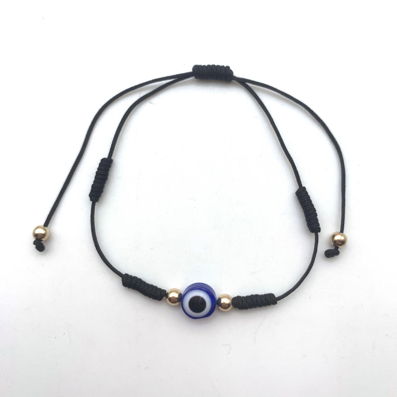 Hand-woven Demon Eye Bracelet for Good Luck and Happiness